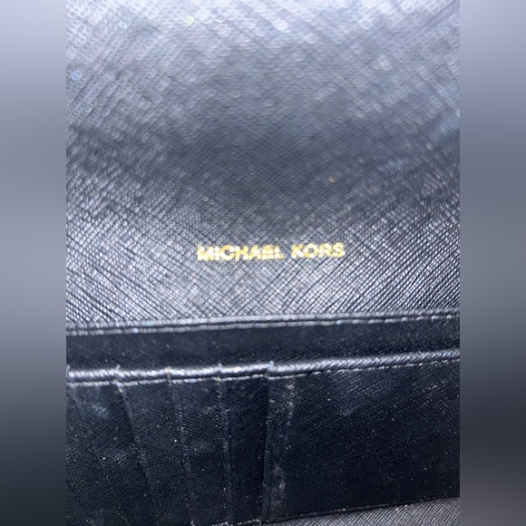 EUC Michael Kors Black Pebble Leather Wallet - Picture 11 of 14